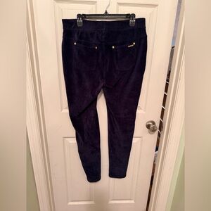 Navy Blue corduroy jeggings Michael Kors
